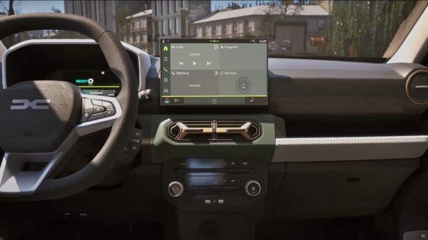 Dacia Spring - Le poste de conduite