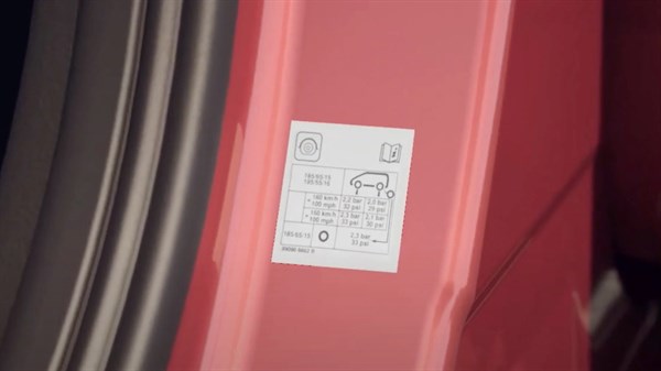 L'avertisseur de perte de pression des pneumatiques - Dacia Spring