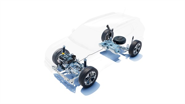 Visuel du moteur Eco-G 100 du Duster - Dacia