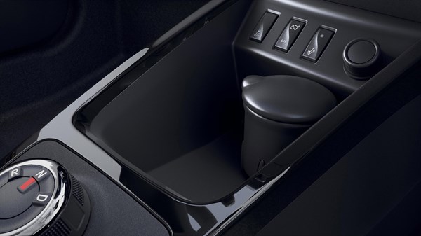 Nouvelle Dacia Spring  organisateur de console et porte-gobelet 