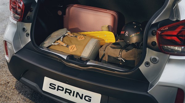 Nouvelle Dacia Spring  bac de coffre réversible 