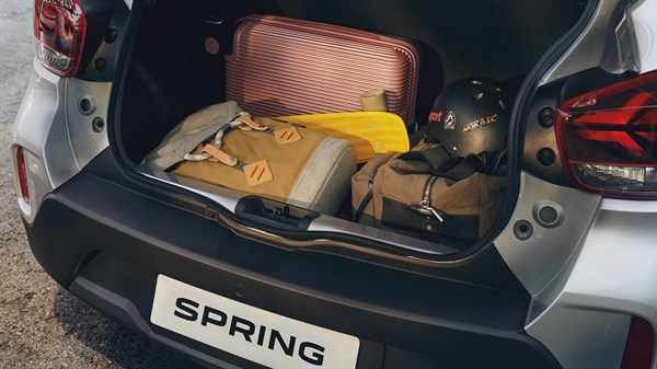 Nouvelle Dacia Spring  bac de coffre réversible 