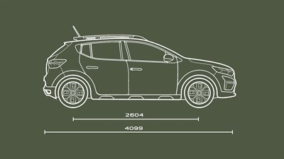 Sandero Stepway dimensions profil